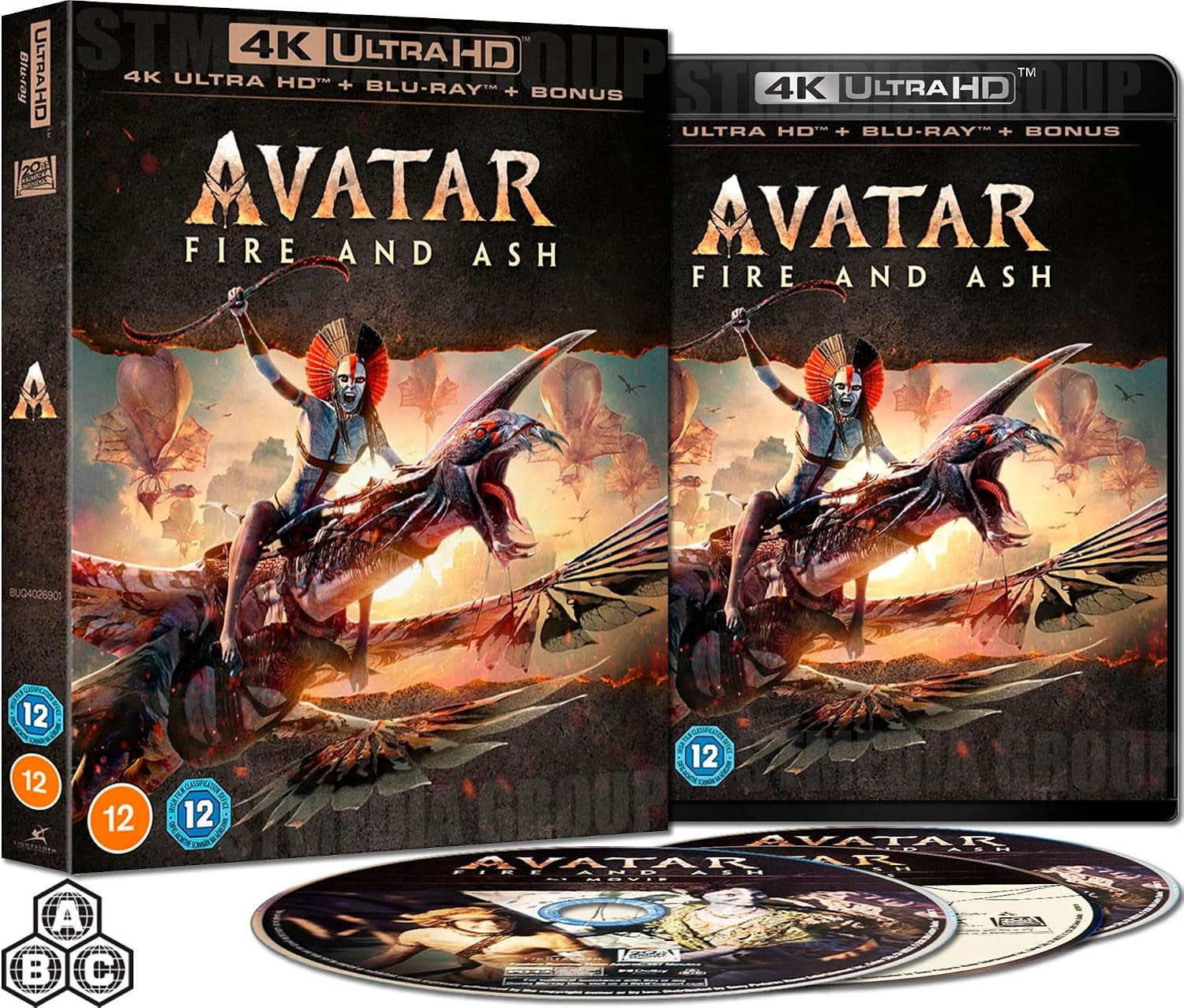 Avatar: Fire and Ash (Bonus Features) [3-Disc Set] [4K UHD + Blu-ray] [Region Free]