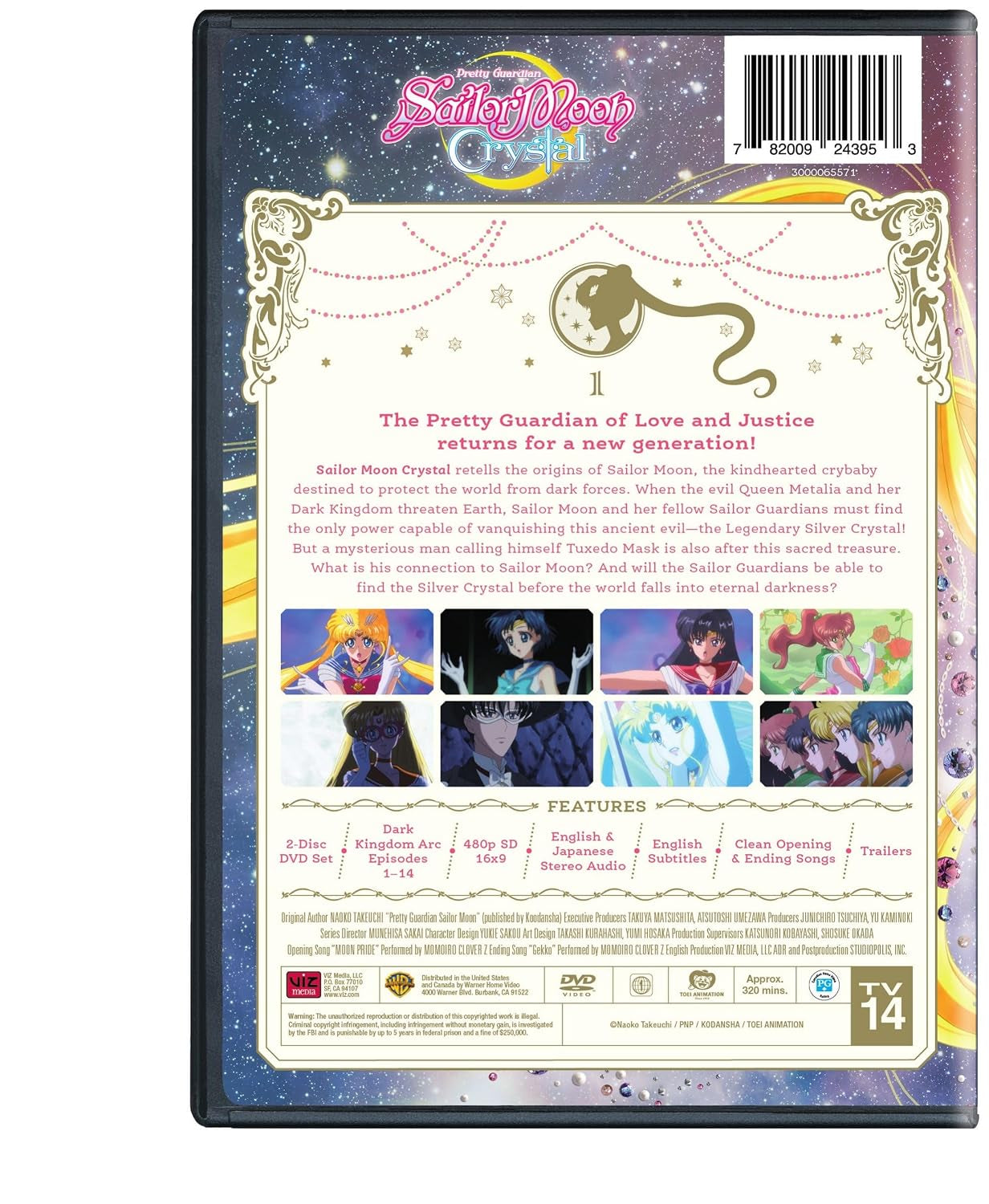 Sailor Moon Crystal Set 1 (DVD)