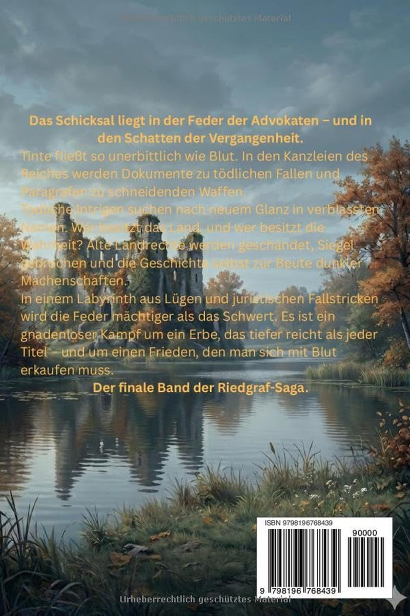 Karl - Rückkehr zur Stille: Ein historischer Roman aus dem 15. Jahrhundert (Die Riedgraf-Saga 4) (German Edition)