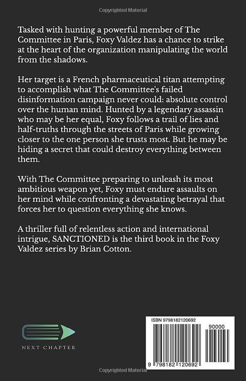 Sanctioned (Foxy Valdez Thrillers)