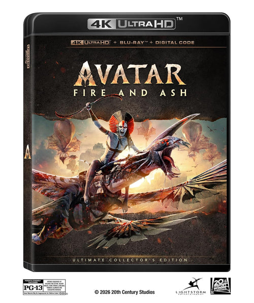 Avatar: Fire And Ash (3 Disc) - 4K UHD/BD Combo + Bonus Disc + Digital