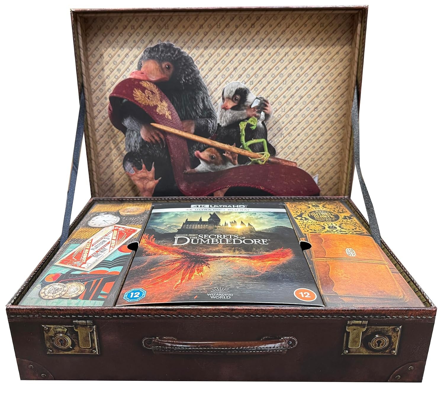 Fantastic Beasts: The Secrets of Dumbledore, 4K Ultra HD + Blu-ray, With Limited Edition Newt Collector's Case, Region Free