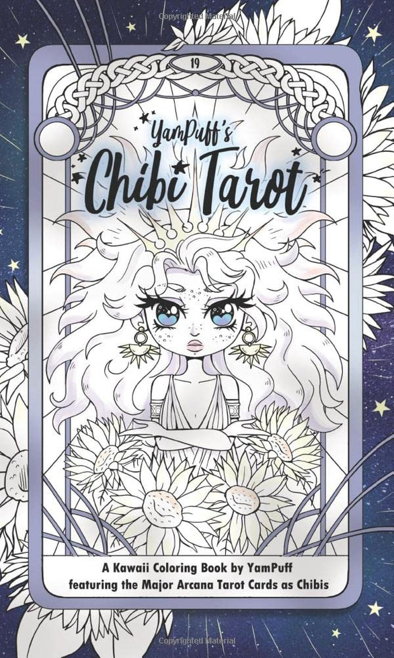 YamPuff's Chibi Tarot: The Major Arcana: A Kawaii Coloring Book by YamPuff featuring the Major Arcana Tarot Cards as Chibis