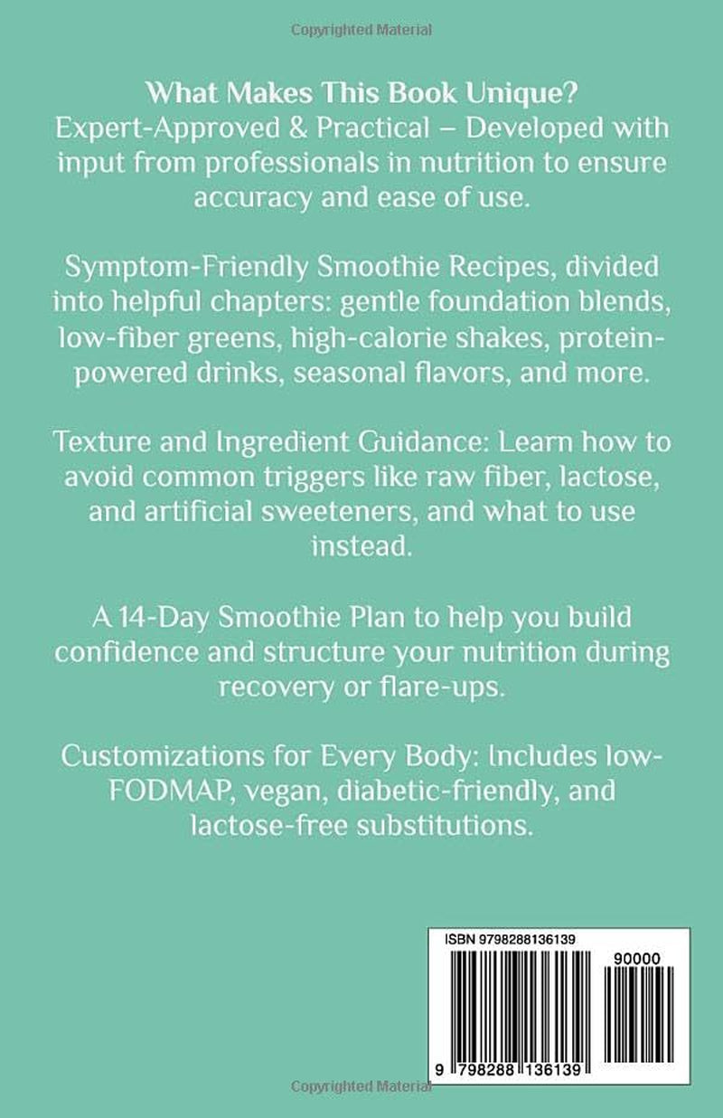 Gastroparesis Smoothies Cookbook: Easy and Delicious Smoothie Recipes to Support Digestion and Manage Gastroparesis Symptoms