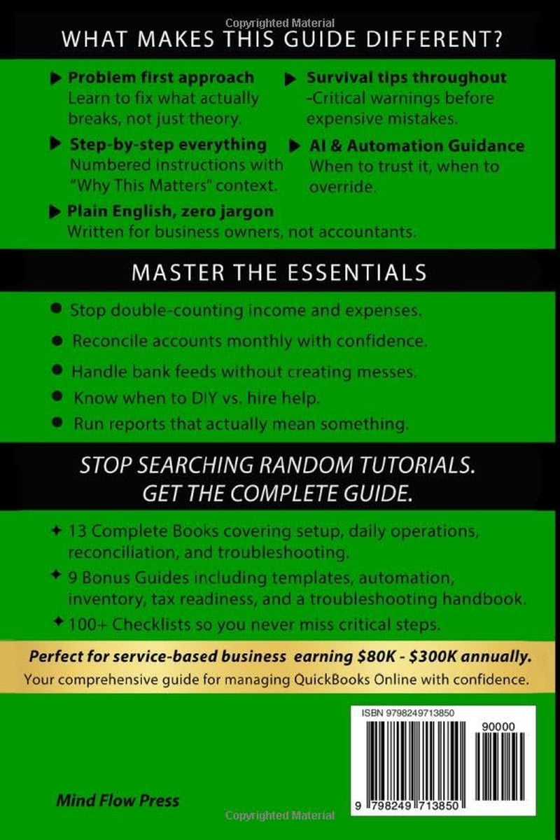 QuickBooks Online Survival Guide for Beginners — 2026 Updated Edition: Step-by-Step Guide to Mastering QuickBooks Online, Fixing Common Errors, ... Accounting Experience for Small Business.