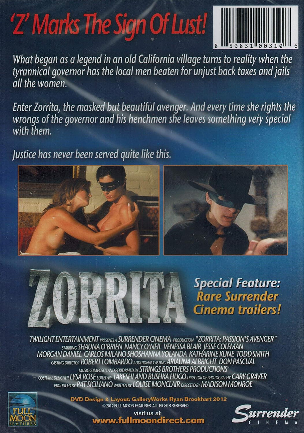 Zorrita: Passion's Avenger