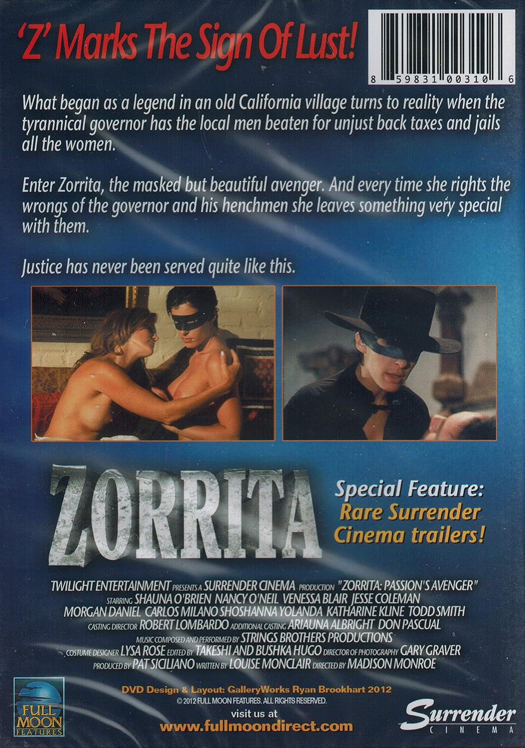 Zorrita: Passion's Avenger