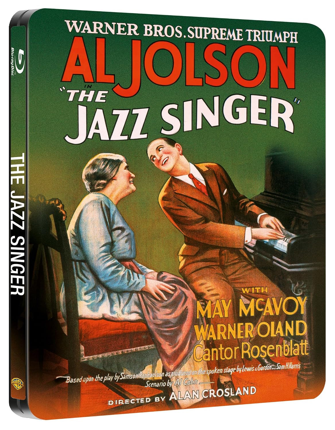 The Jazz Singer Steelbook (Blu-ray + UV Copy) [1927] [Region Free]