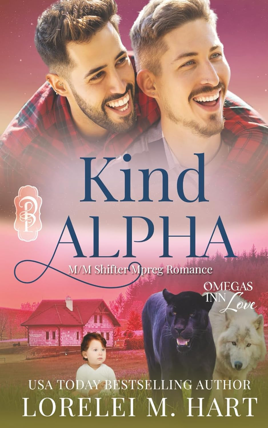 Kind Alpha: M/M Shifter Mpreg Romance (Omegas Inn Love)
