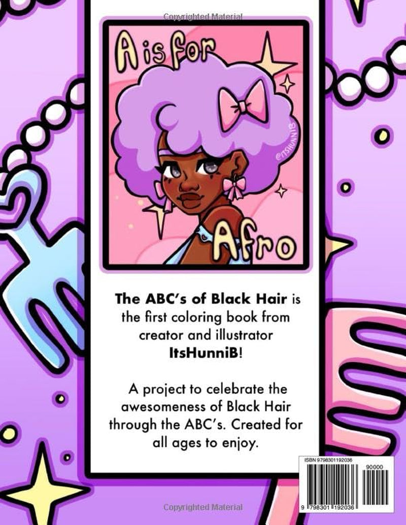 The ABC’s of Black Hair: A Coloring Book For Adults, Teens, and More