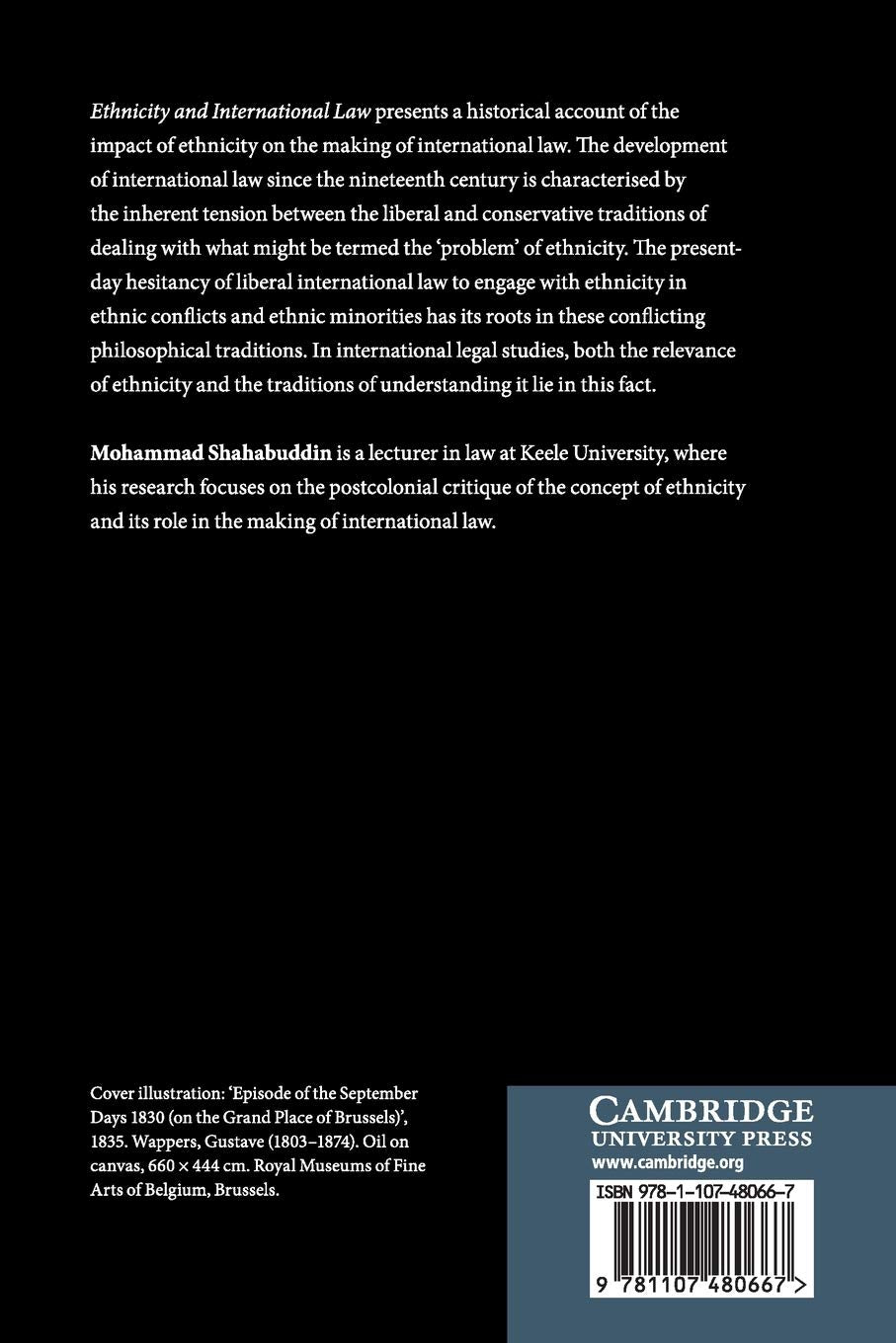 Ethnicity and International Law: Histories, Politics and Practices