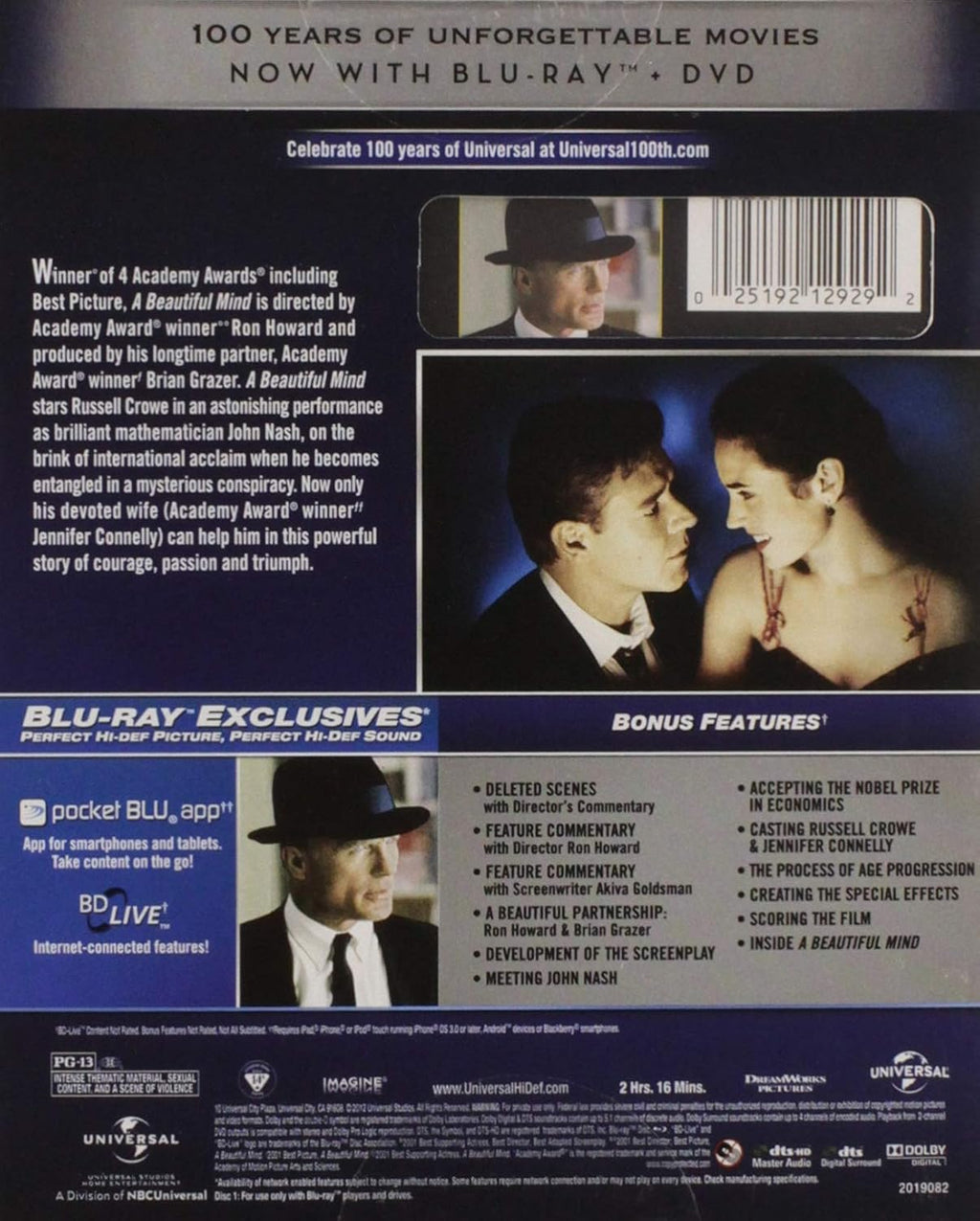 A Beautiful Mind (Blu-ray + DVD)