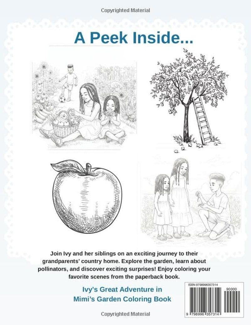 Ivy's Great Adventure in Mimi's Garden Coloring Book