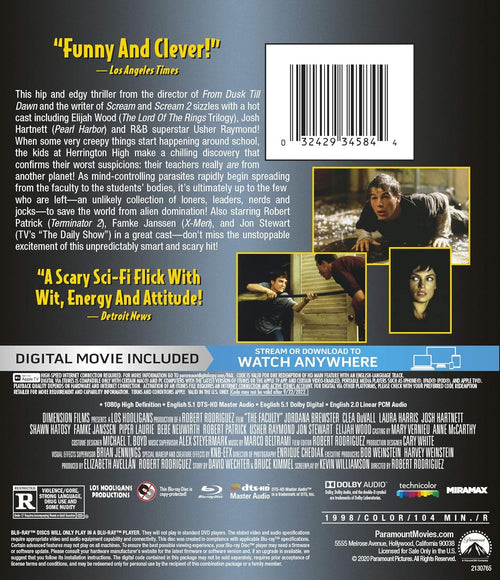 The Faculty (Blu-ray + Digital)