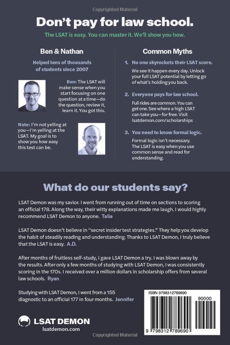 The LSAT Is Easy: Crush the LSAT with common sense.
