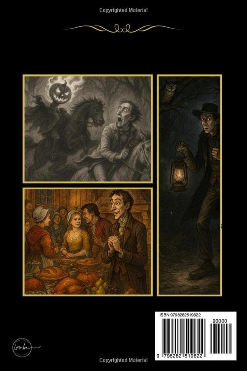 The Legend of Sleepy Hollow Illustrated: Complete With Audiobook - An Illustrated Classic with QR Code Access for Students, Classrooms, and Halloween Reading