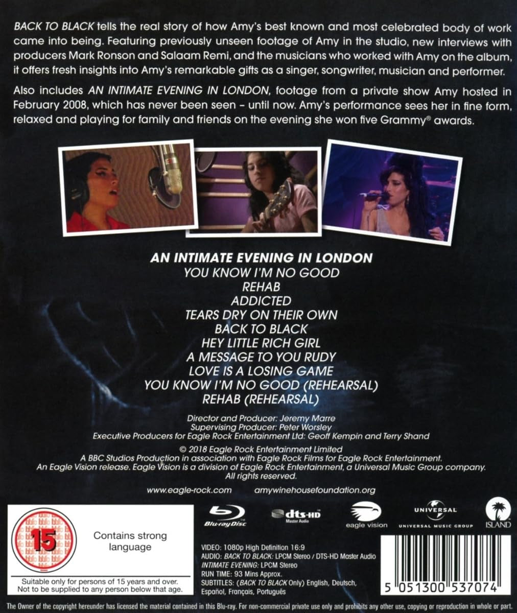 Back To Black: The Real Story Behind The Modern Classic[Blu-ray]