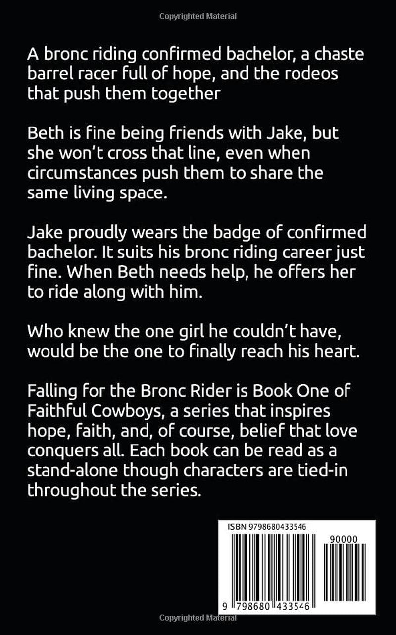 Falling for the Bronc Rider: A Christian Rodeo Romance (Faithful Cowboys)