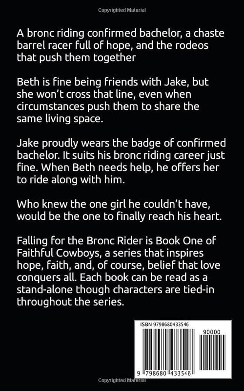 Falling for the Bronc Rider: A Christian Rodeo Romance (Faithful Cowboys)
