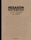 Hexagon Notebook: 1/4" Hex Grid Notebook for Organic Chemistry, Biochemistry & RPG Map Drawing; 100 Large Hexagonal Grid Pages ; 0.25 Inch Hexagonal Graph Paper