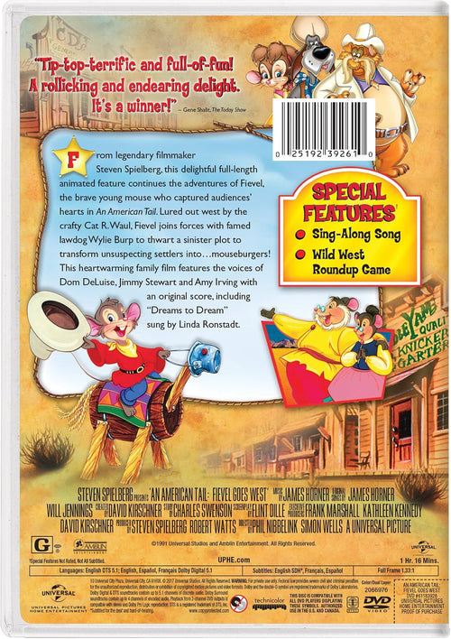 An American Tail: Fievel Goes West - New Artwork
