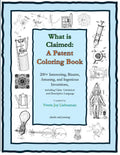 What is Claimed: A Patent Coloring Book (double-sided print)