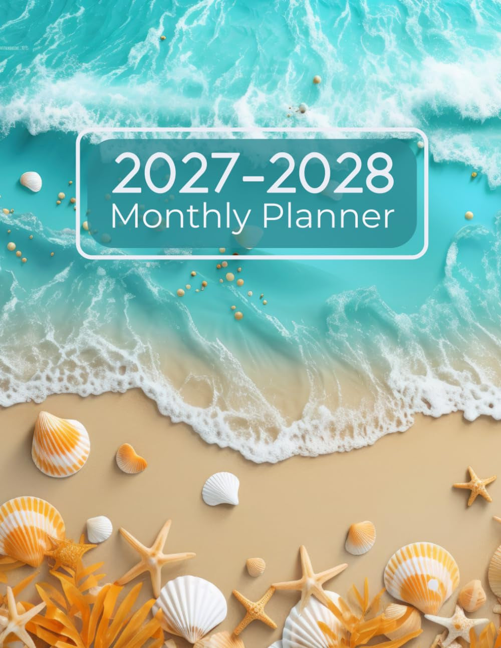 2027-2028 Monthly Planner: 2 Year From January 2027 To December 2028