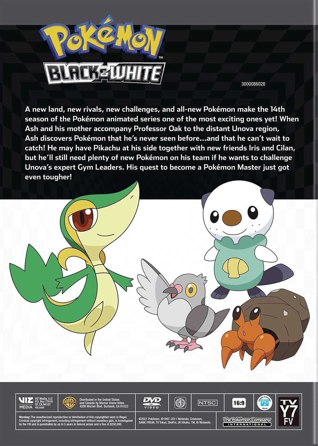 Pokemon The Series: Black and White Complete Season(DVD)