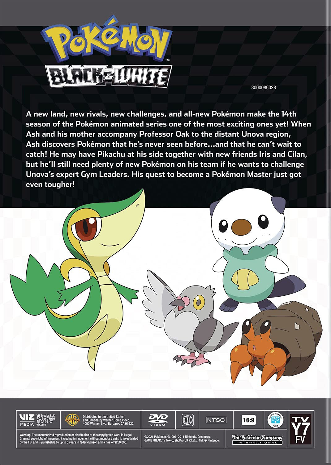 Pokemon The Series: Black and White Complete Season(DVD)
