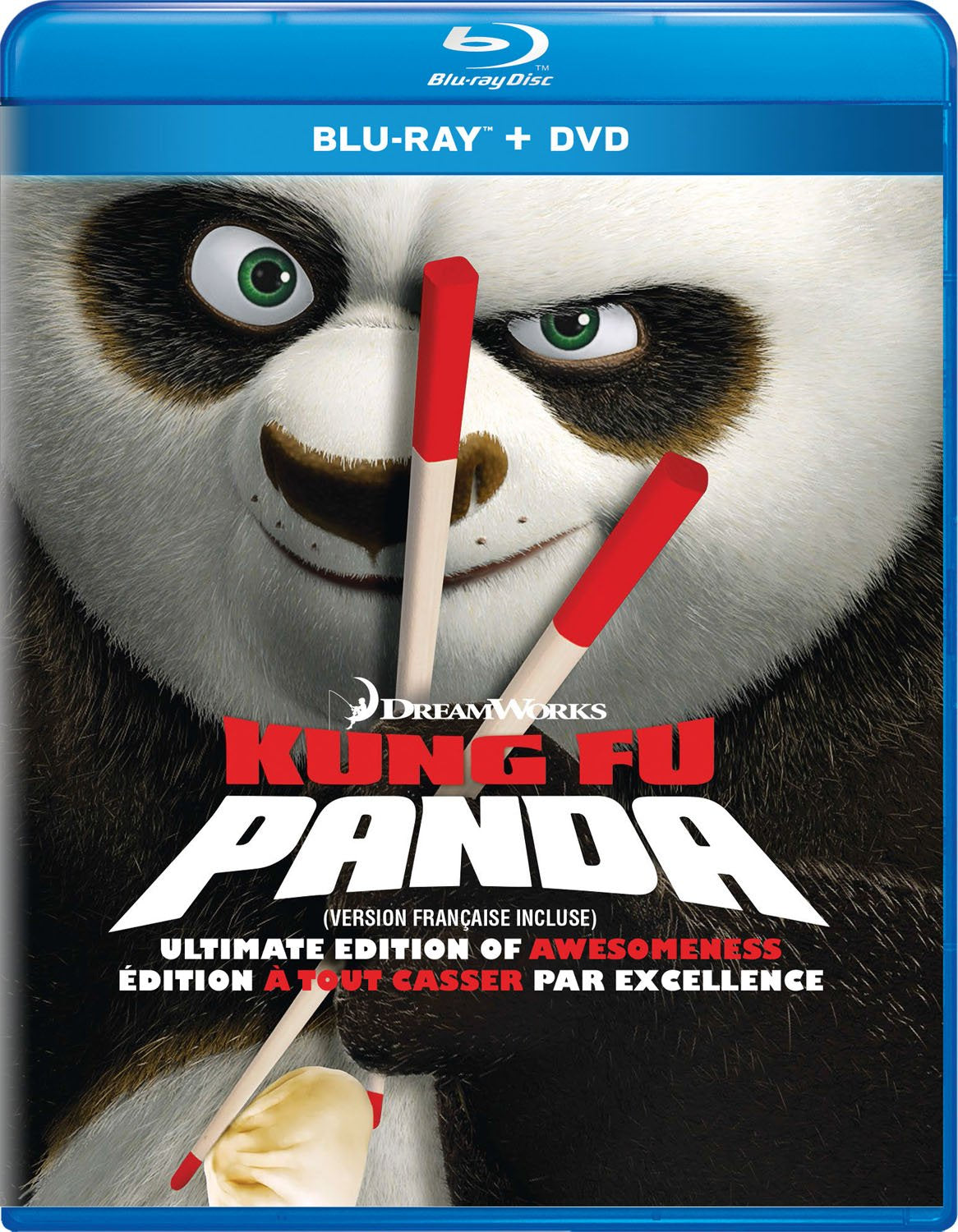Kung Fu Panda (Ultimate Edition Of Awesomeness) (Blu-ray + DVD)