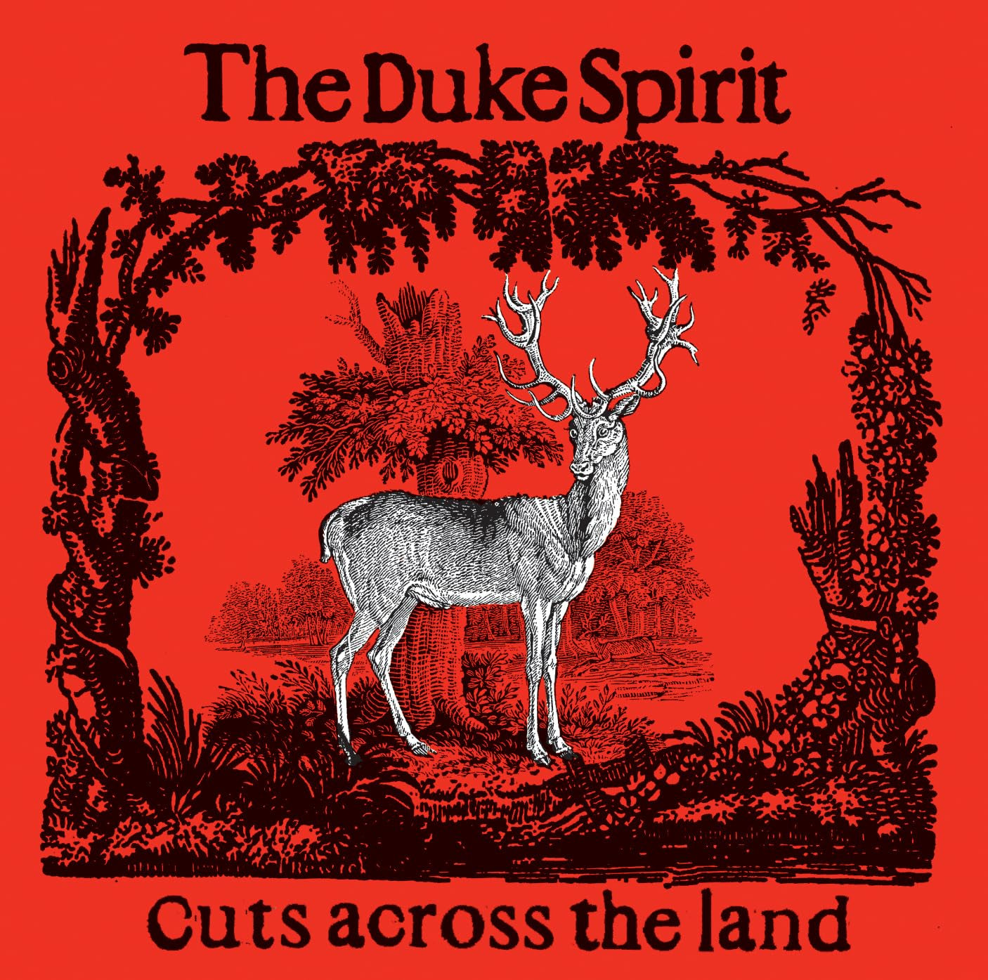 Cuts Across The Land - Deluxe Yellow & Red Splatter