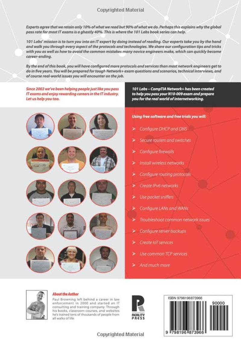 101 Labs - CompTIA Network+: Hands-on Practice Labs for the N10-009 Exam