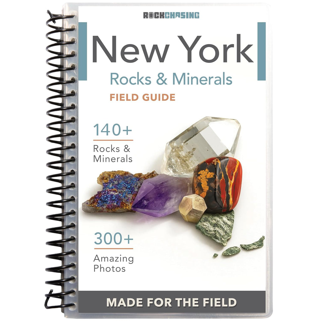New York Rocks and Minerals Identification Field Guide | Waterproof | Easily Find & Identify New York Rocks, Minerals, Crystals, and Gems | Ideal for Rockhounds, Hikers, Beginners & Kids