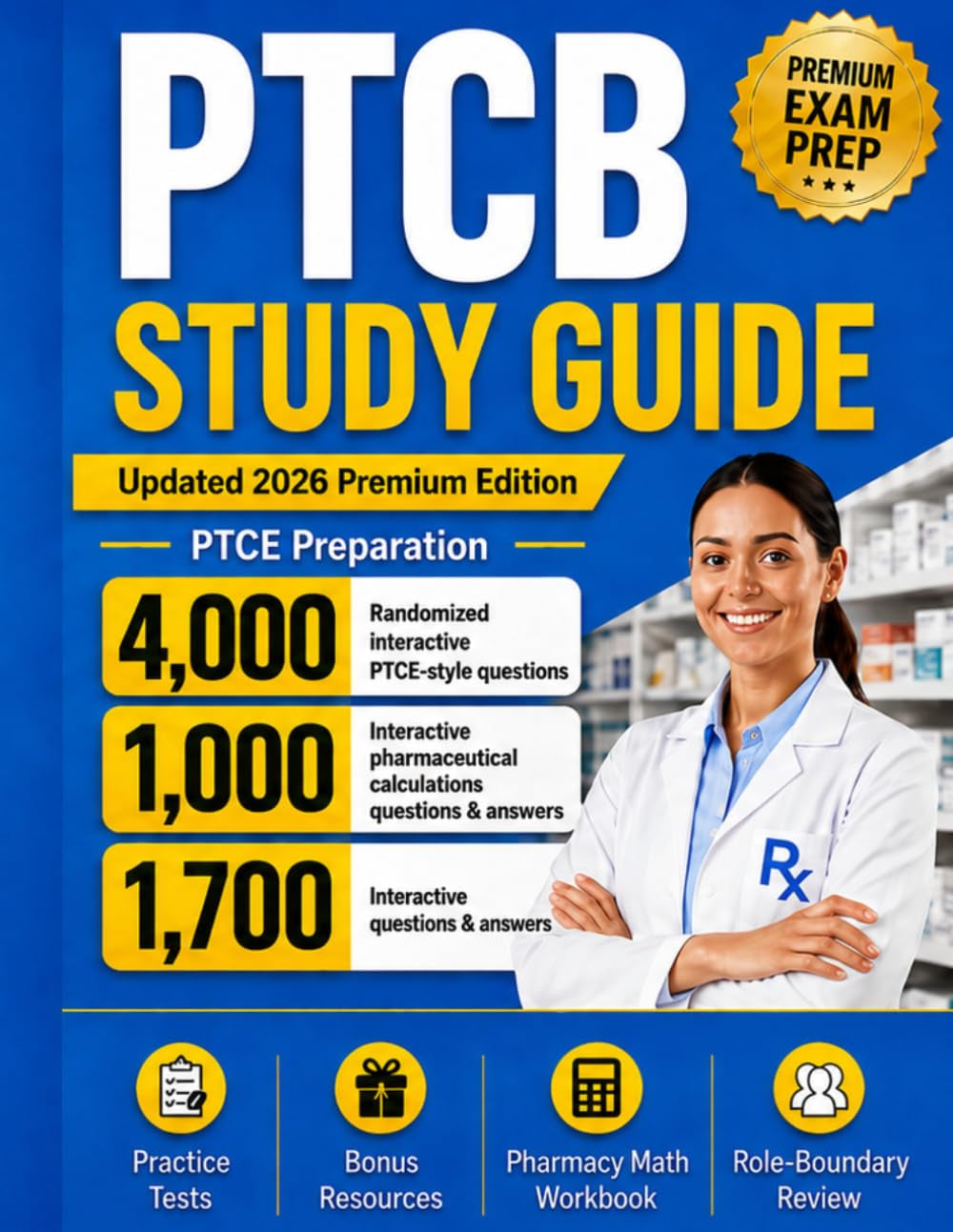 PTCB COMPLETE STUDY GUIDE: Crush the PTCB exam in just 2 weeks! Use interactive QR codes, clear mind maps, realistic practice tests, and expert-approved strategies to ignite your success.