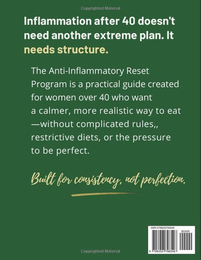 Anti-Inflammatory Reset Program: Reclaim the Energy & Confidence You Lost With The 30-Day Plan Designed To Work With Your Hormones | without Complicate Rules or Boring Meals