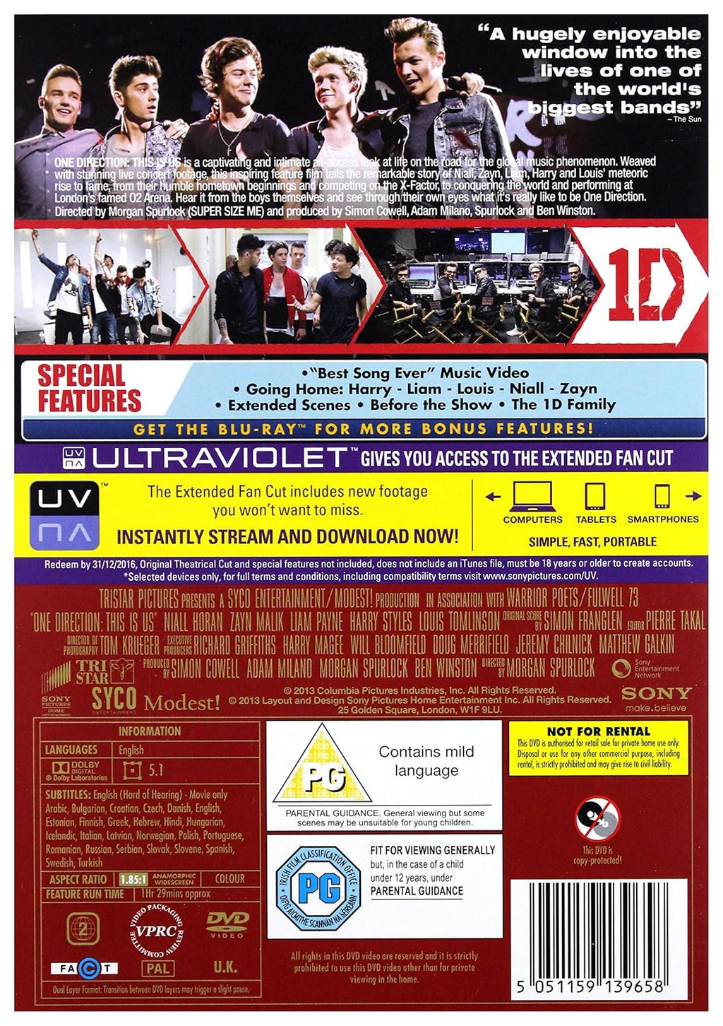 One Direction: This Is Us [DVD] [2013]
