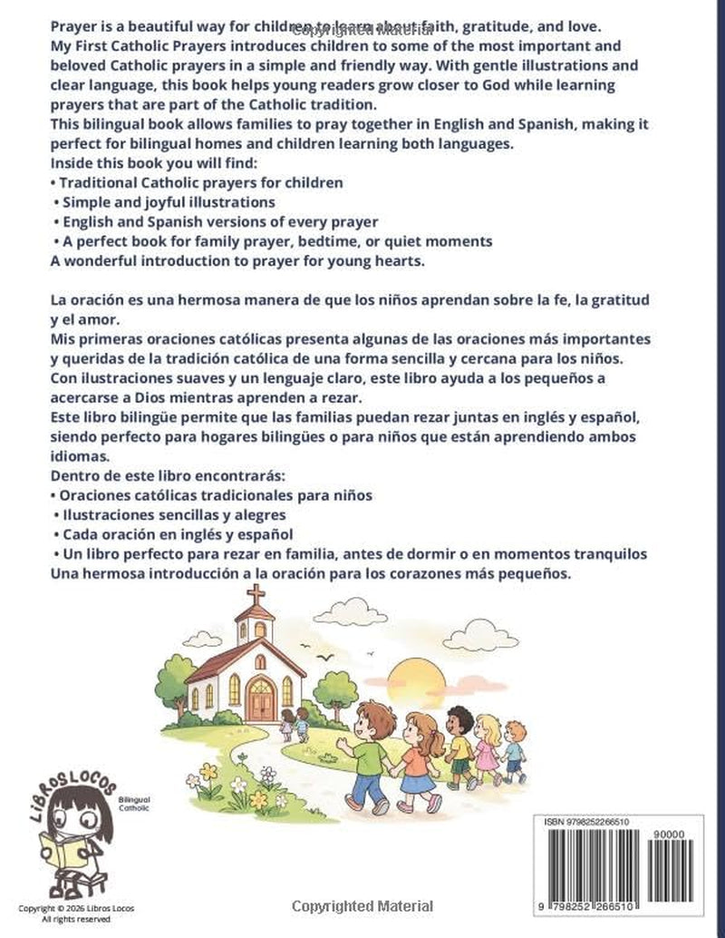 My First Catholic Prayers: Bilingual Prayer Book for Kids Mis primeras oraciones católicas