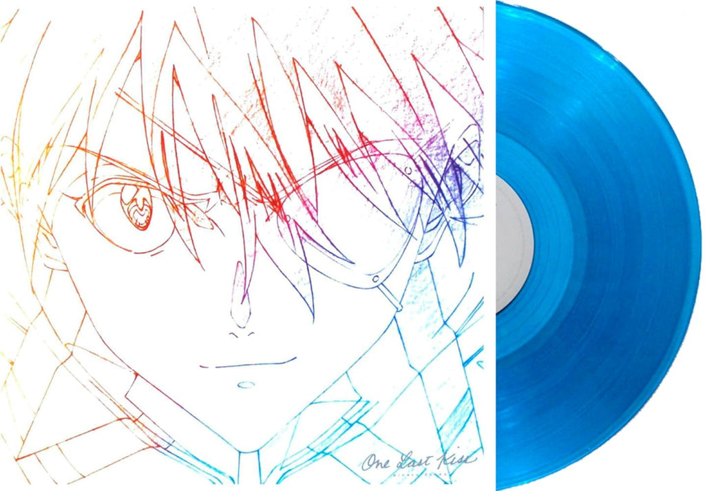 Hikaru Utada - One Last Kiss Evangelion: 3.0+1.0 Thrice Upon a Time Blue Translucent Features "Fly Me To The Moon" & "Beautiful World"