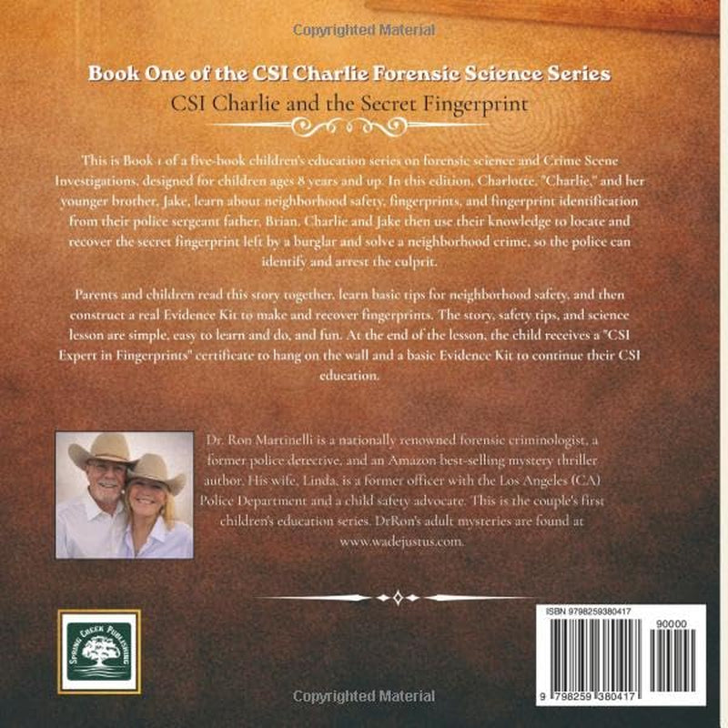 CSI Charlie The Secret Fingerprint: A Fun Children’s Mystery About Forensic Science, Fingerprints, and Neighborhood Safety