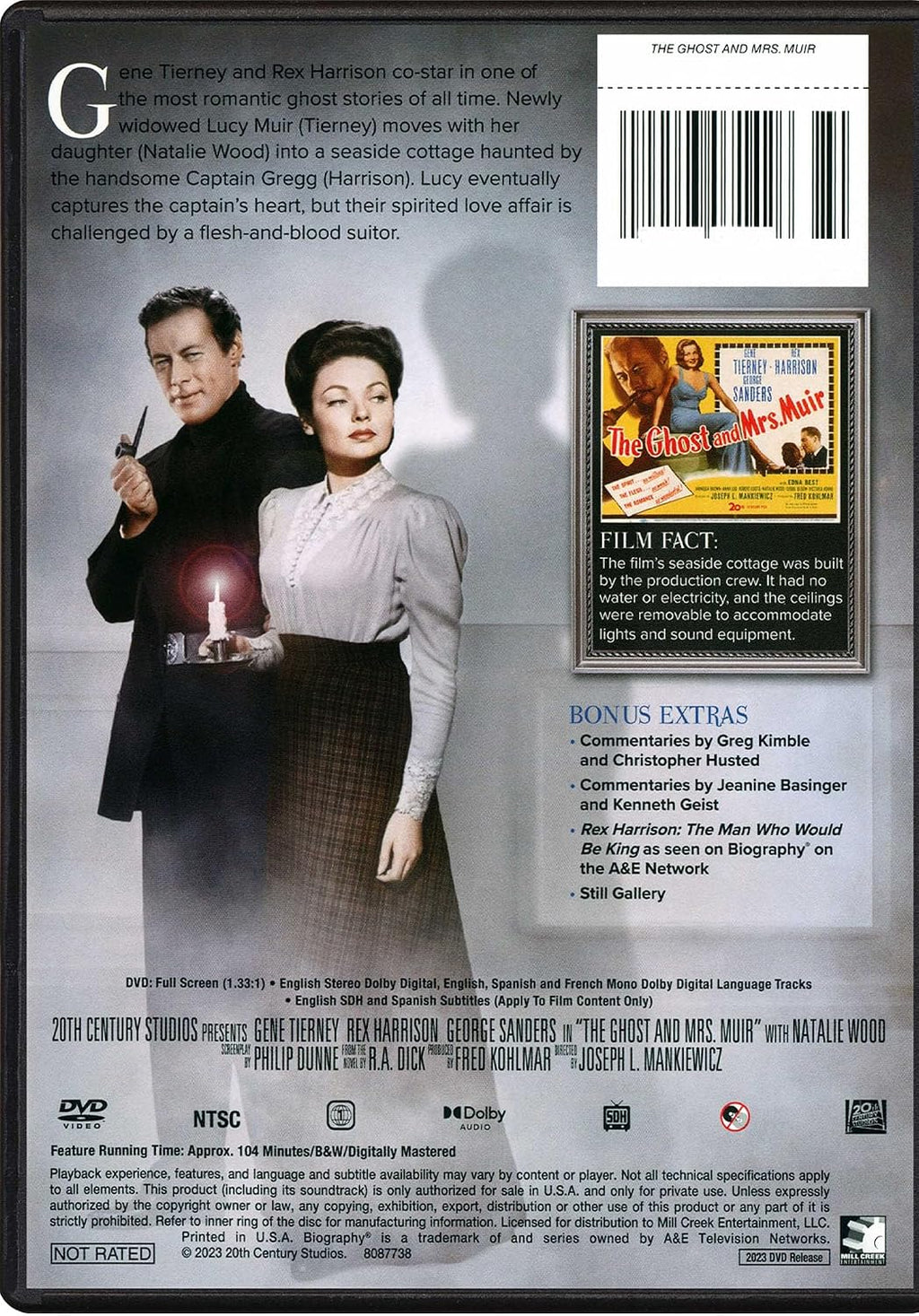 The Ghost and Mrs. Muir [1947] [DVD] [Region Free]