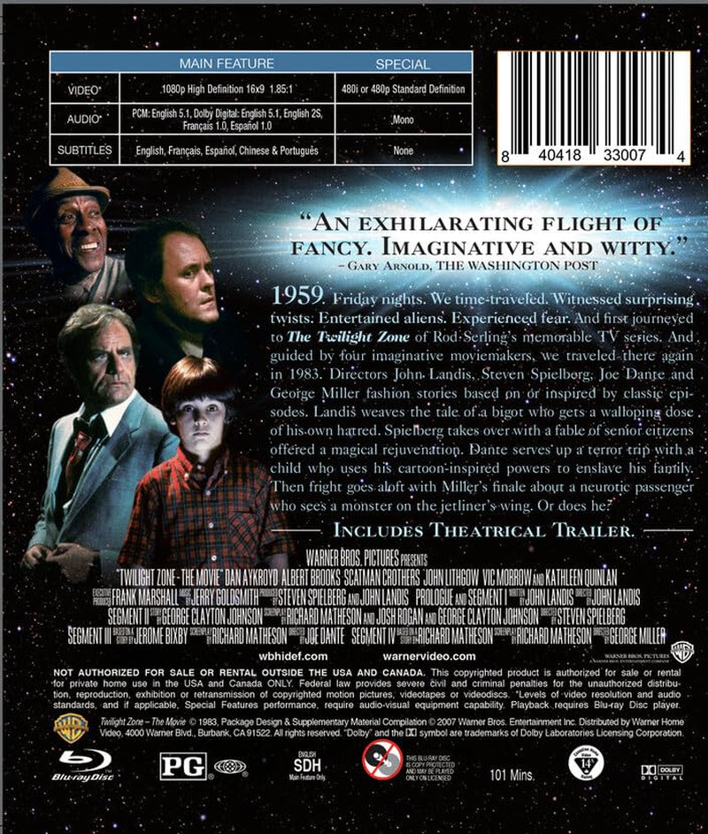 Twilight Zone: The Movie [Blu-ray]
