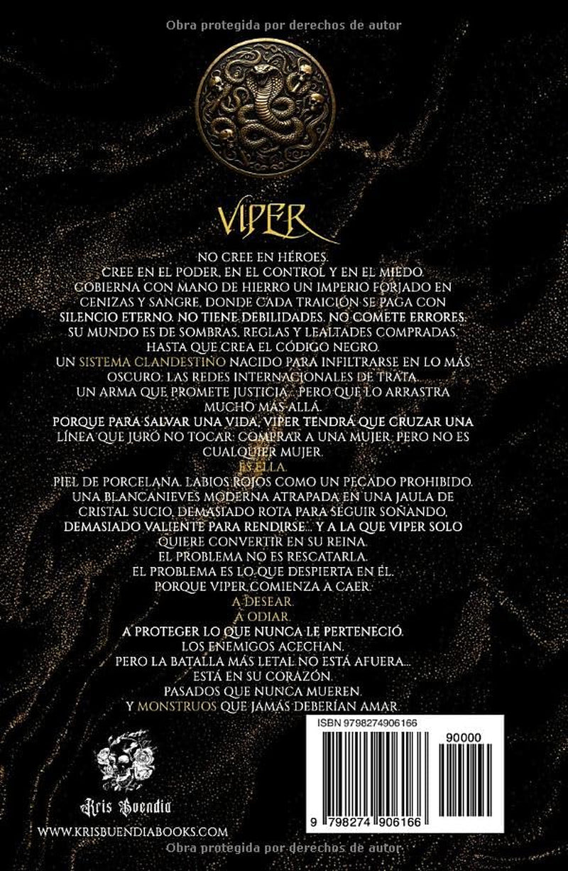 VIPER - Edición a color: Un Dark Romance Letal (Código Negro) (Spanish Edition)