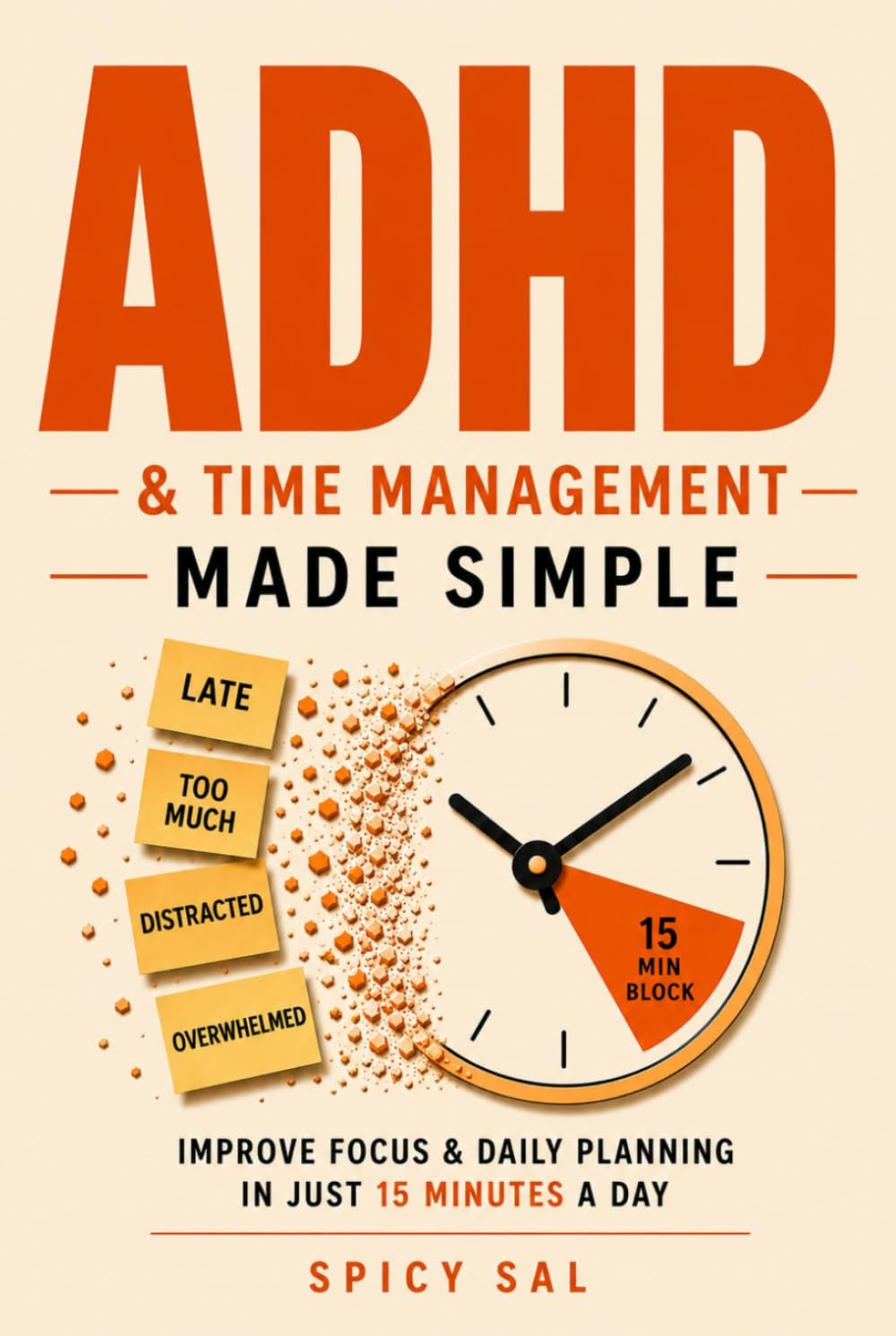 ADHD and Time Management Made Simple: Improve Focus and Daily Planning in Just 15 Minutes a Day, Even If Every Other System Has Failed You (The ADHD Made Gentle Series)