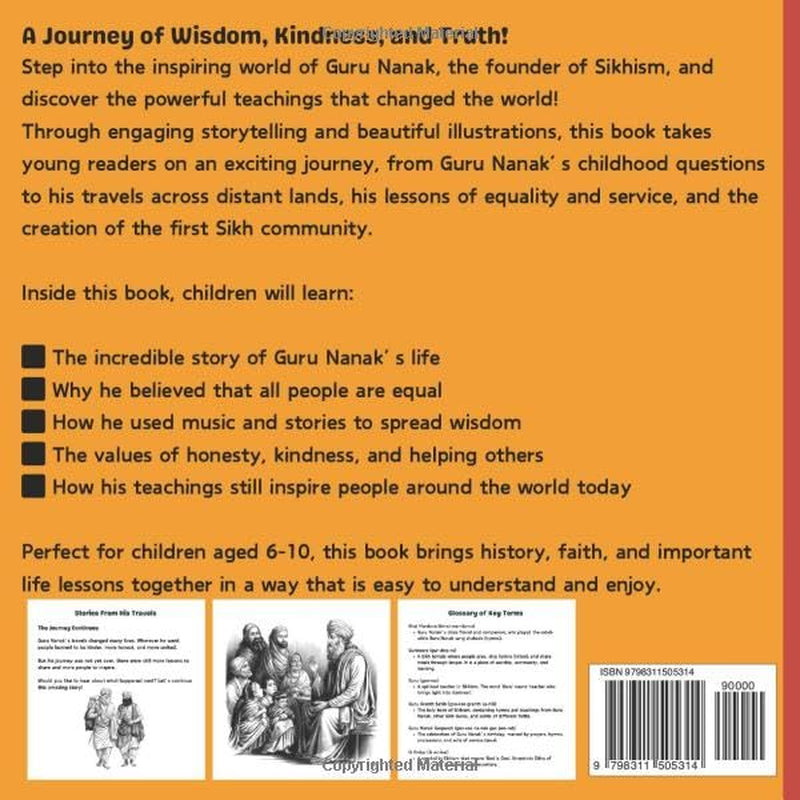 The Life and Teachings of Guru Nanak: A Children's Introduction to the Founder of Sikhism | For Kids Aged 6 -12 (Discovering Sikhism for Kids)