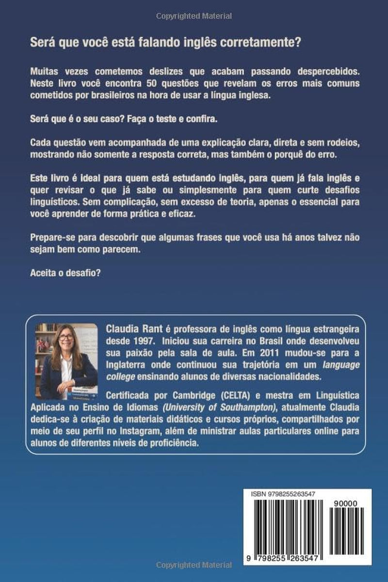Erros Que Você Ainda Comete Em Inglês (Portuguese Edition)