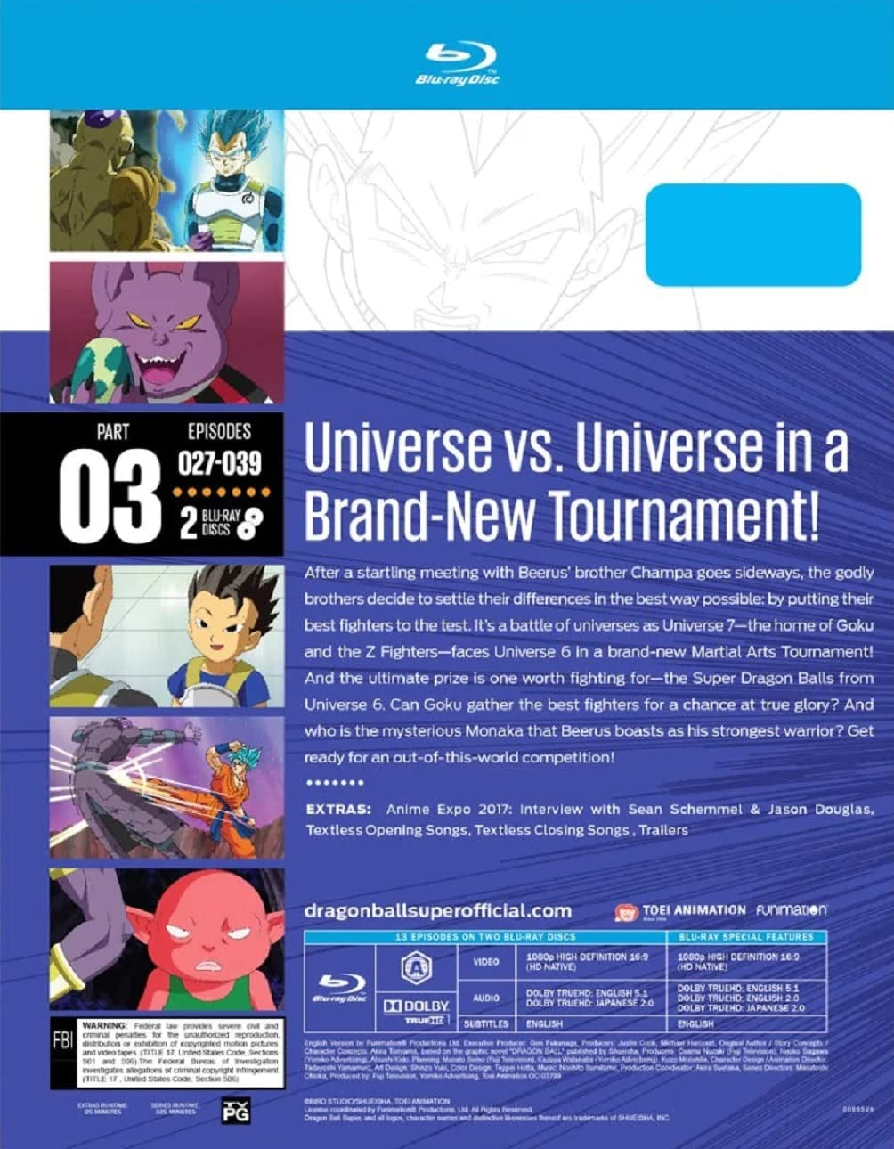 Dragon Ball Super - Part 3 - Blu-ray