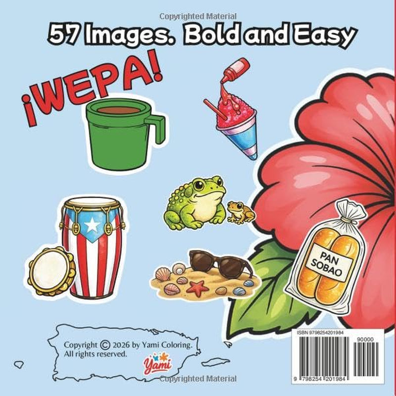Un Verano en Pe Erre: Coloring Book - Bold and Easy