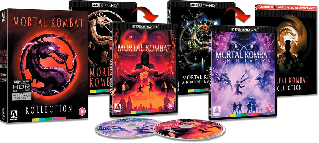 Mortal Kombat Kollection - (Mortal Kombat / Mortal Kombat: Annihilation) [Special Bonus Features / Reversible cover] [1995-1997] [4K Ultra HD] [Region Free]