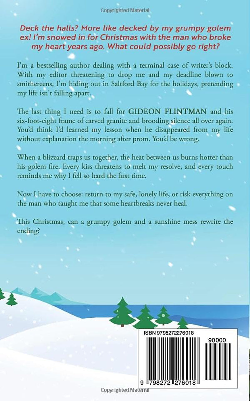 Decked By The Grumpy Golem: A Cozy Monster Romance (Monsters of Saltford Bay)