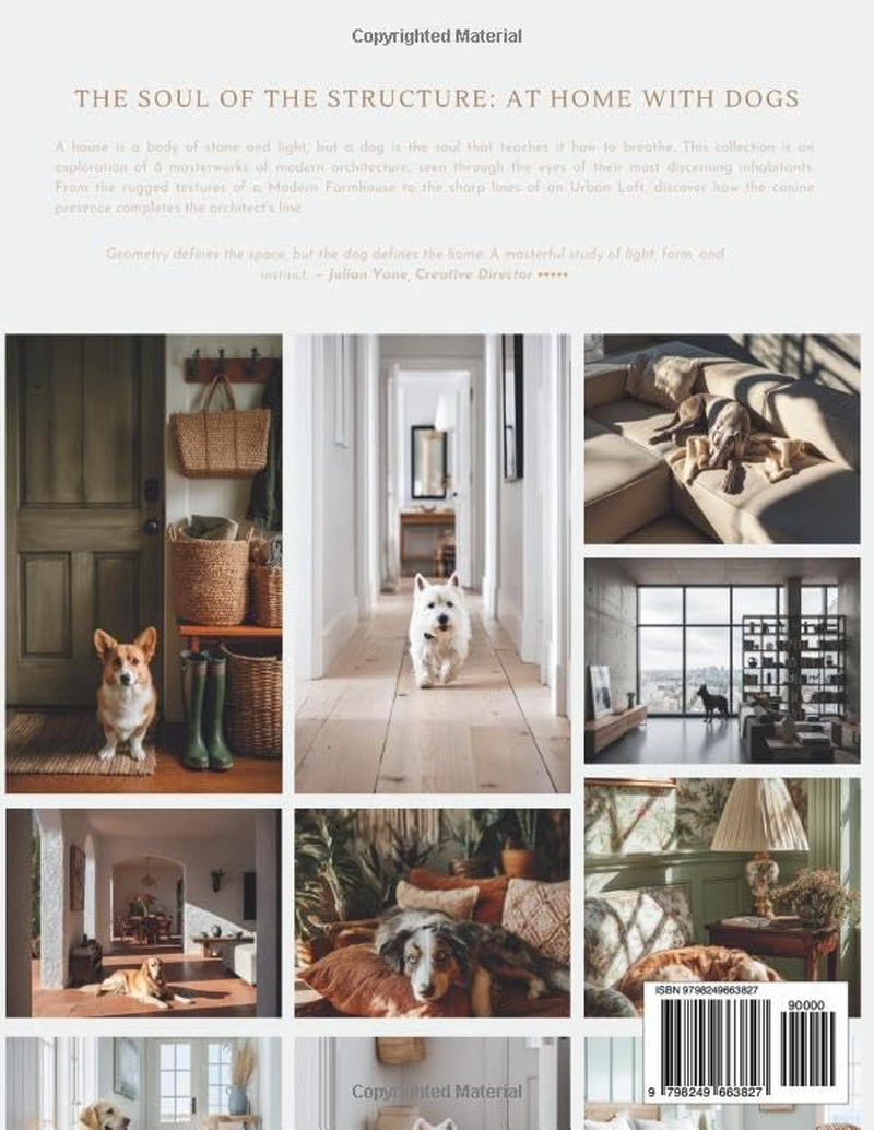 Inhabitant Dog: An Aesthetic Interior Design Magazine featuring Canine Spirit and Modern Architecture — From the Weimaraner’s Minimalist Sanctuary to the Corgi’s Neo-Classical Home.